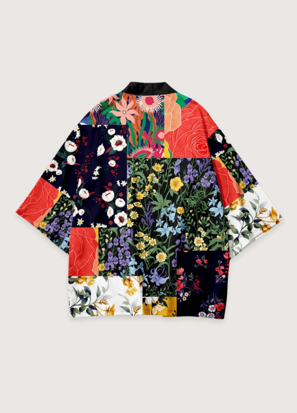 Japanese Kimono | Floral Patchwork