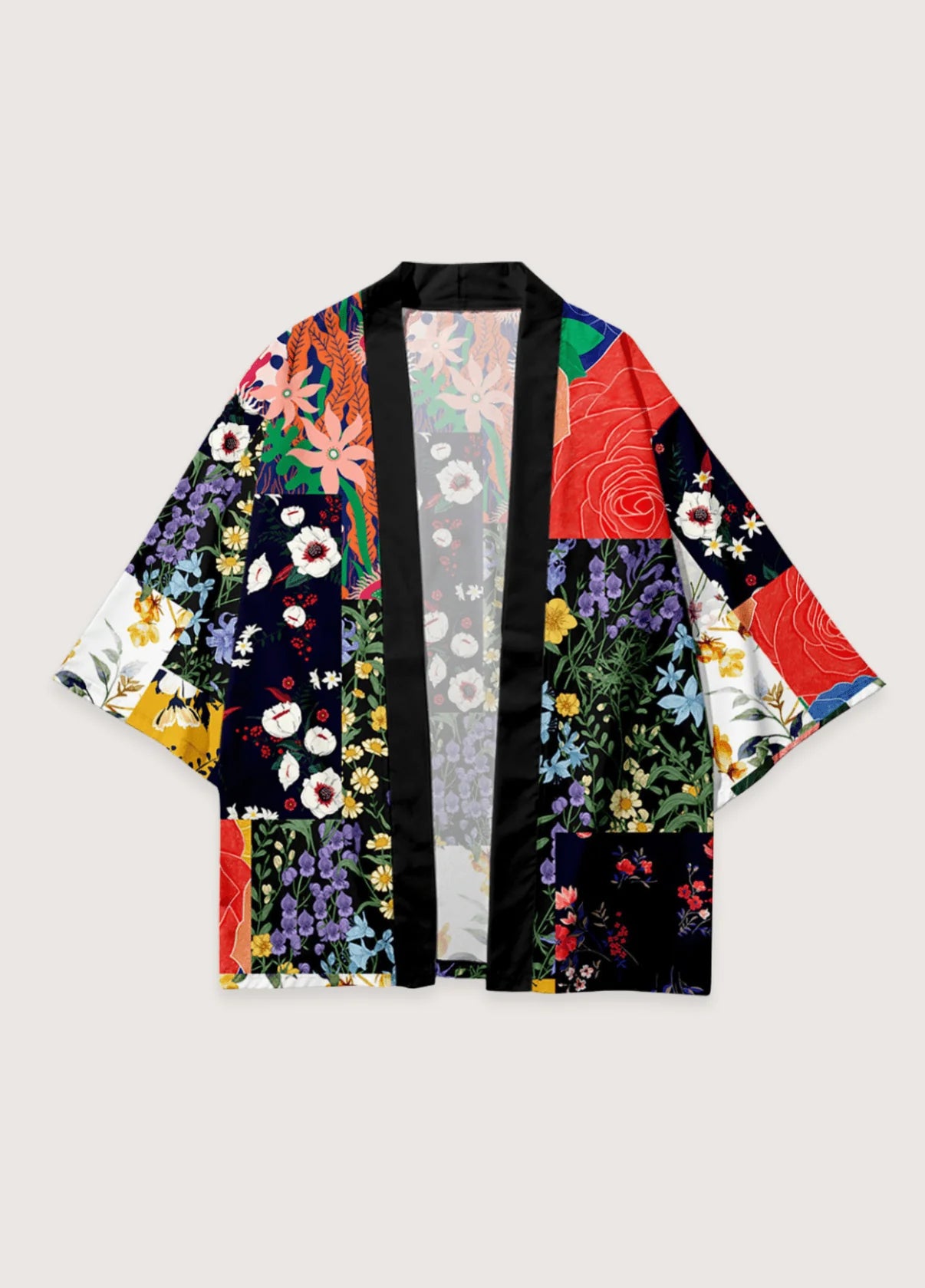 Japanese Kimono | Floral Patchwork